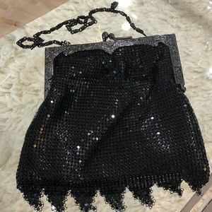 BLACK SMALL COCKTAIL BAG WITH CHAIN